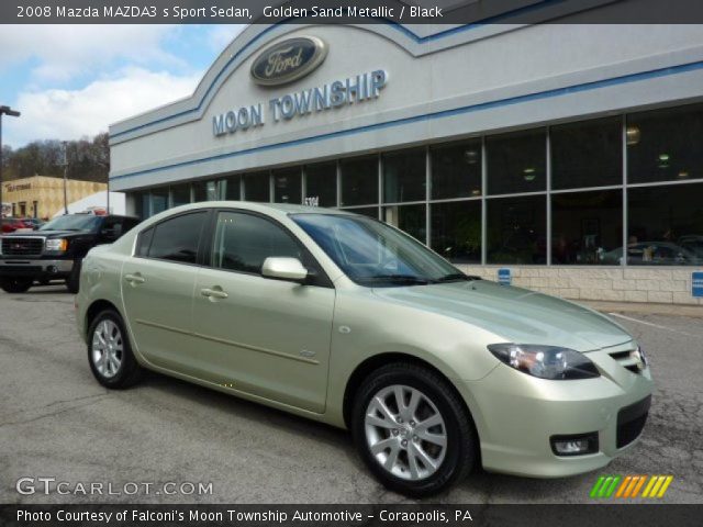 2008 Mazda MAZDA3 s Sport Sedan in Golden Sand Metallic