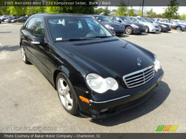 2005 Mercedes-Benz C 230 Kompressor Sedan in Black