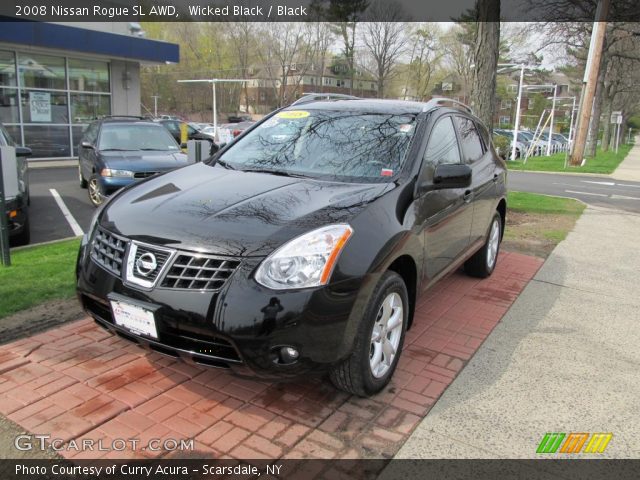 2008 Nissan Rogue SL AWD in Wicked Black