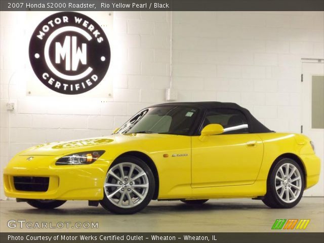 2007 Honda S2000 Roadster in Rio Yellow Pearl