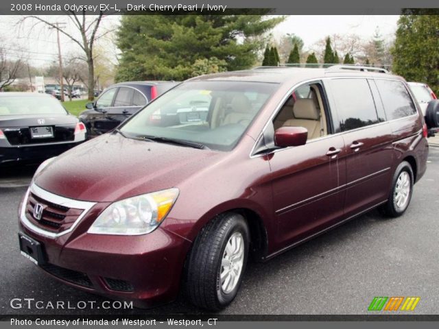 2008 Honda Odyssey EX-L in Dark Cherry Pearl