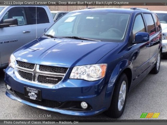 2011 Dodge Grand Caravan Crew in Deep Water Blue Pearl