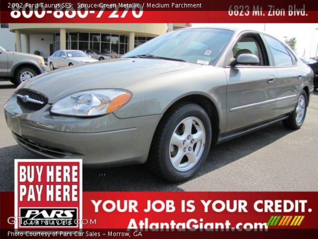 2002 Ford Taurus SES in Spruce Green Metallic