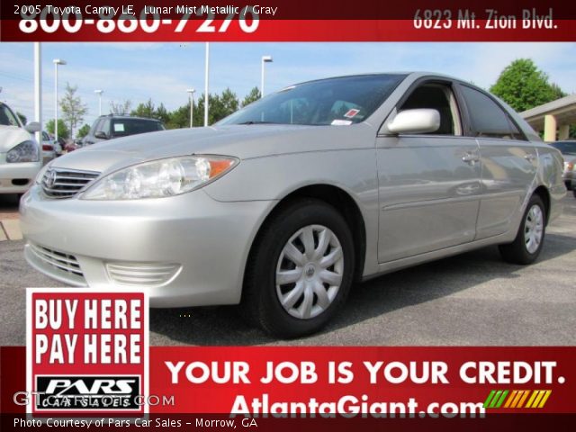 2005 Toyota Camry LE in Lunar Mist Metallic