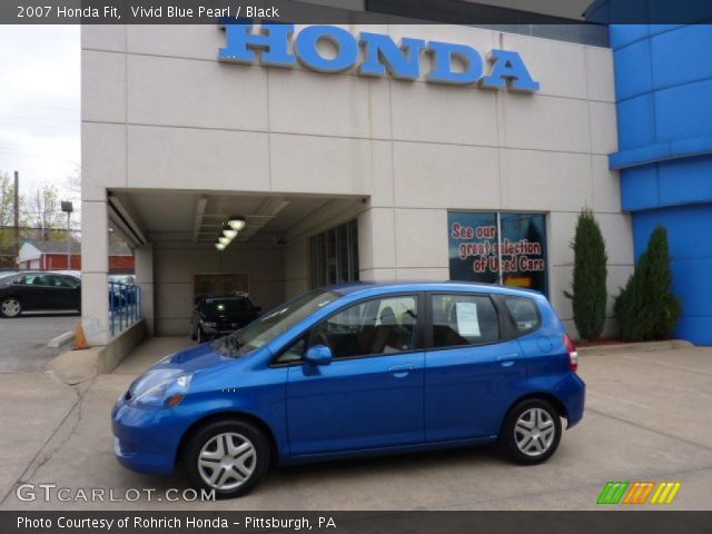 2007 Honda Fit  in Vivid Blue Pearl