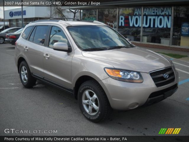 2007 Hyundai Santa Fe GLS 4WD in Golden Beige