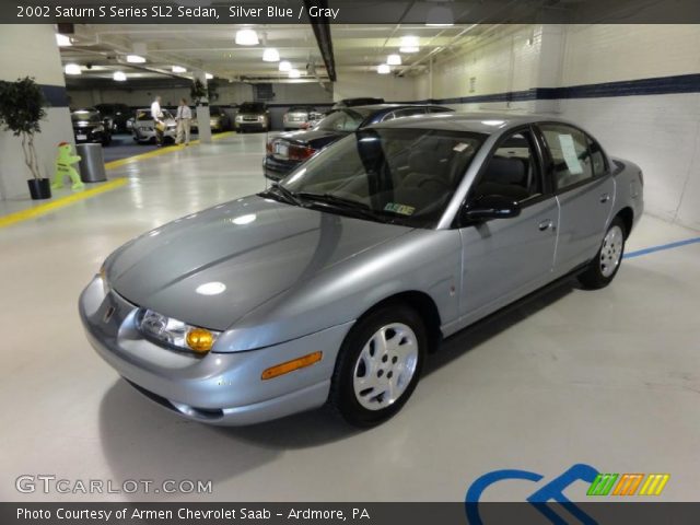 2002 Saturn S Series SL2 Sedan in Silver Blue