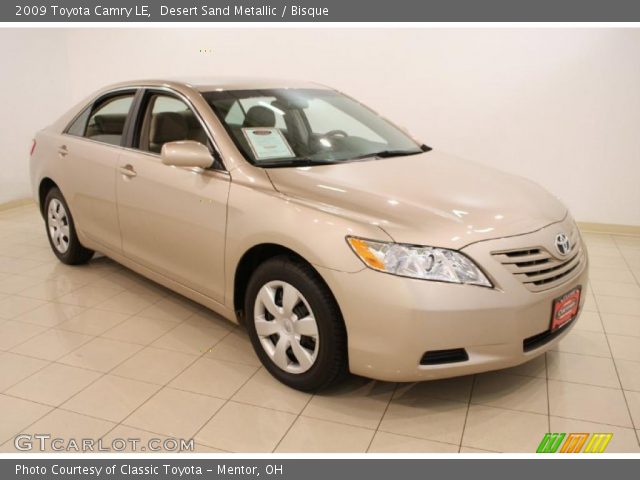 2009 Toyota Camry LE in Desert Sand Metallic