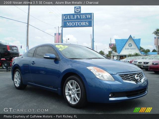 2008 Nissan Altima 3.5 SE Coupe in Azure Blue Metallic