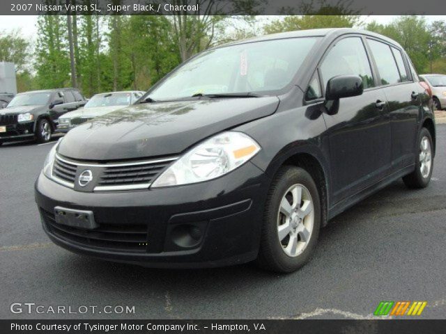 2007 Nissan Versa SL in Super Black
