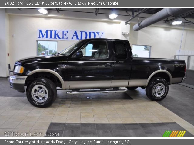 2002 Ford F150 Lariat SuperCab 4x4 in Black