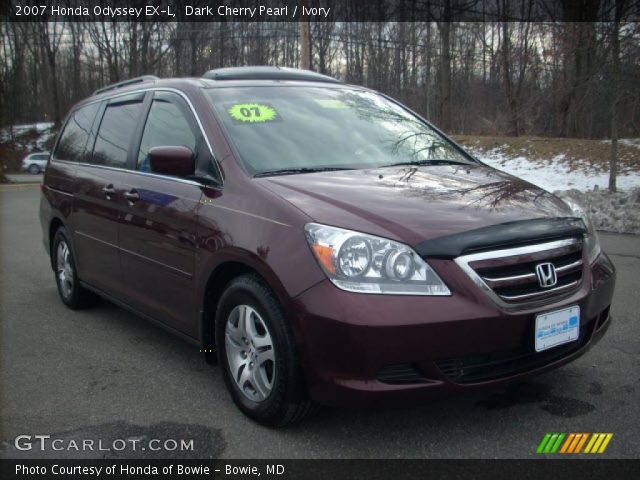 2007 Honda Odyssey EX-L in Dark Cherry Pearl