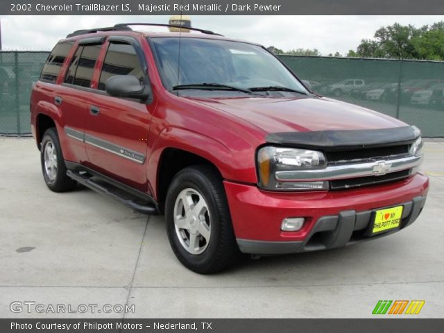 2002 Chevrolet TrailBlazer LS in Majestic Red Metallic