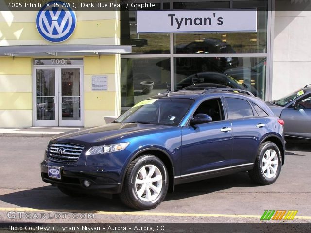 2005 Infiniti FX 35 AWD in Dark Blue Pearl