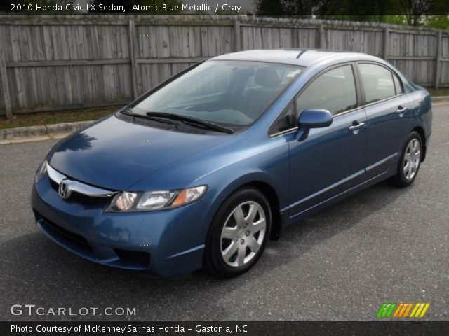 2010 Honda Civic LX Sedan in Atomic Blue Metallic