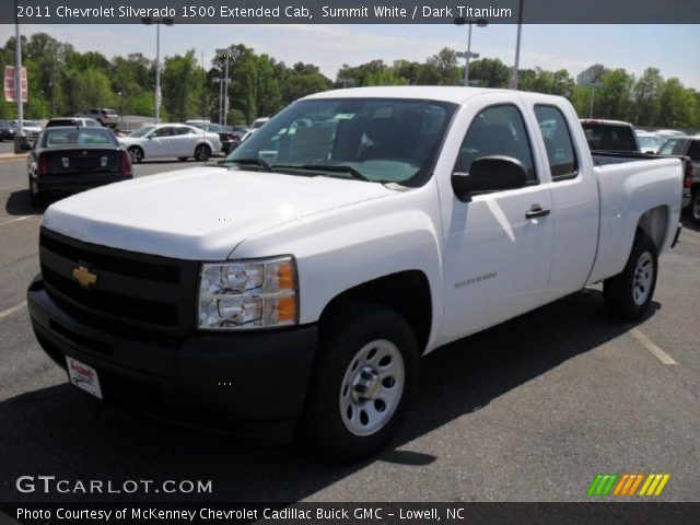 2011 Chevrolet Silverado 1500 Extended Cab in Summit White