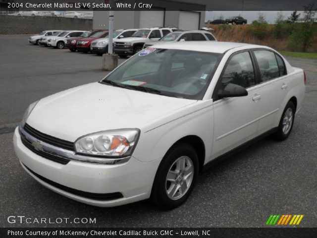 2004 Chevrolet Malibu LS V6 Sedan in White