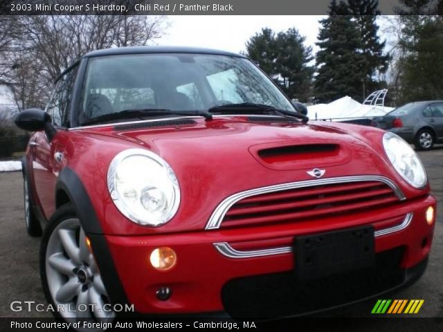 2003 Mini Cooper S Hardtop in Chili Red