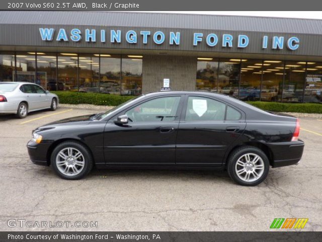 2007 Volvo S60 2.5T AWD in Black