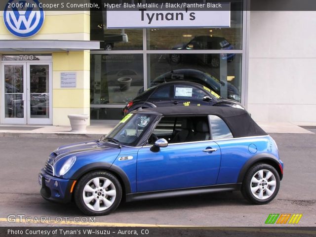 2006 Mini Cooper S Convertible in Hyper Blue Metallic
