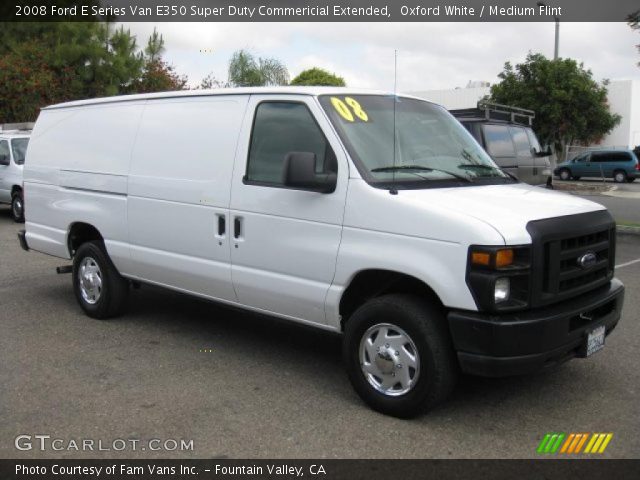 2008 Ford E Series Van E350 Super Duty Commericial Extended in Oxford White