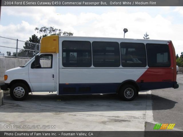 2004 Ford E Series Cutaway E450 Commercial Passenger Bus in Oxford White