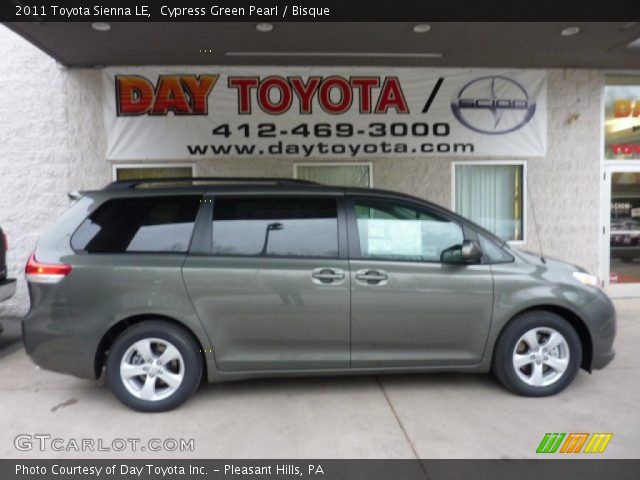 2011 Toyota Sienna LE in Cypress Green Pearl