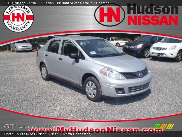 2011 Nissan Versa 1.6 Sedan in Brilliant Silver Metallic