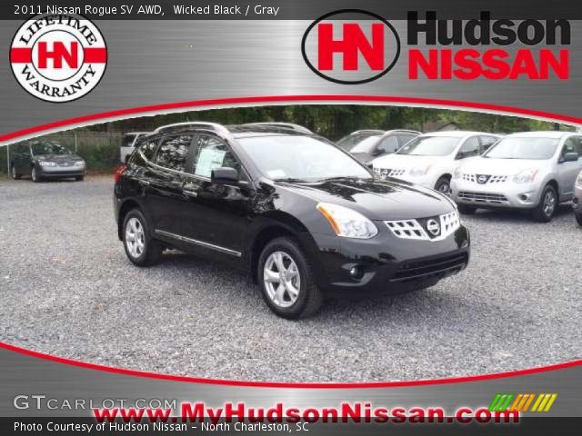 2011 Nissan Rogue SV AWD in Wicked Black