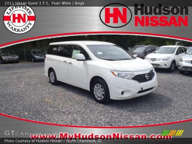 2011 Nissan Quest 3.5 S in Pearl White