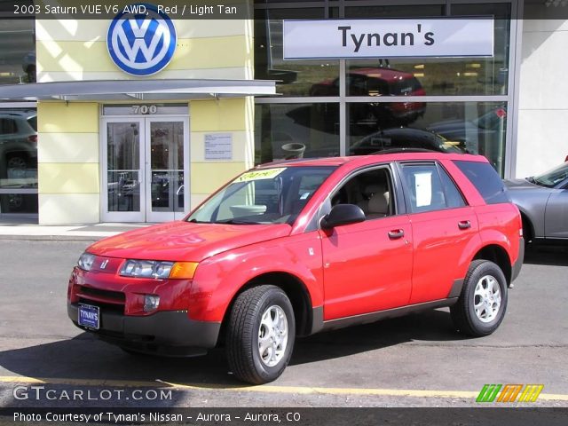 2003 Saturn VUE V6 AWD in Red