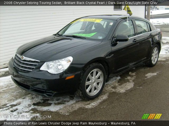 2008 Chrysler Sebring Touring Sedan in Brilliant Black Crystal Pearl