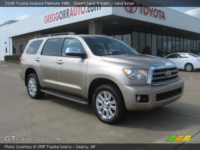 2008 Toyota Sequoia Platinum 4WD in Desert Sand Metallic