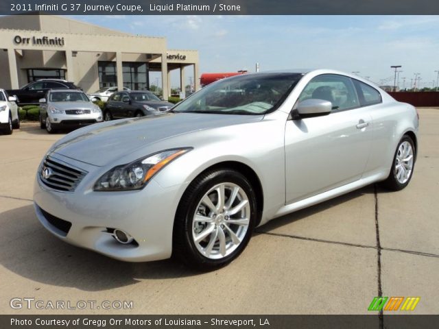 2011 Infiniti G 37 Journey Coupe in Liquid Platinum