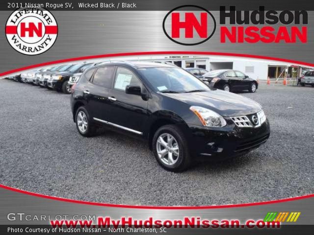 2011 Nissan Rogue SV in Wicked Black