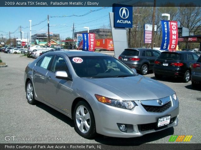 2009 Acura TSX Sedan in Palladium Metallic