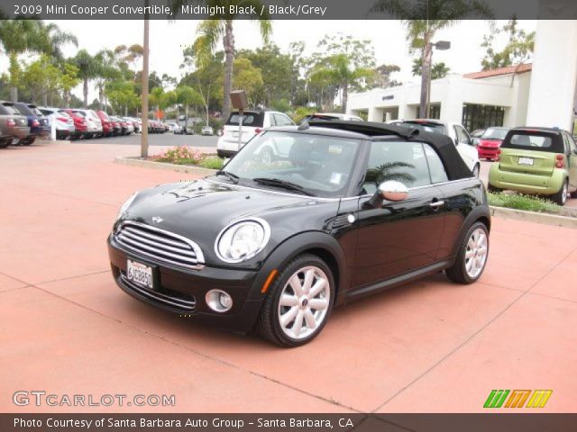 2009 Mini Cooper Convertible in Midnight Black