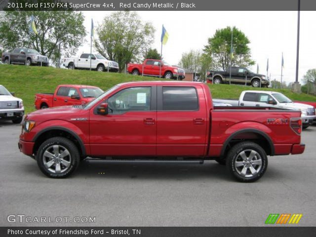 2011 Ford F150 FX4 SuperCrew 4x4 in Red Candy Metallic