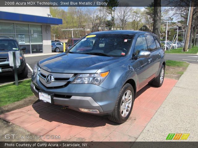 2008 Acura MDX Technology in Steel Blue Metallic