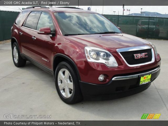 2008 GMC Acadia SLT in Red Jewel