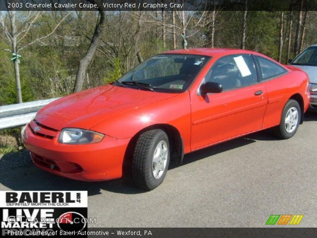 2003 Chevrolet Cavalier Coupe in Victory Red