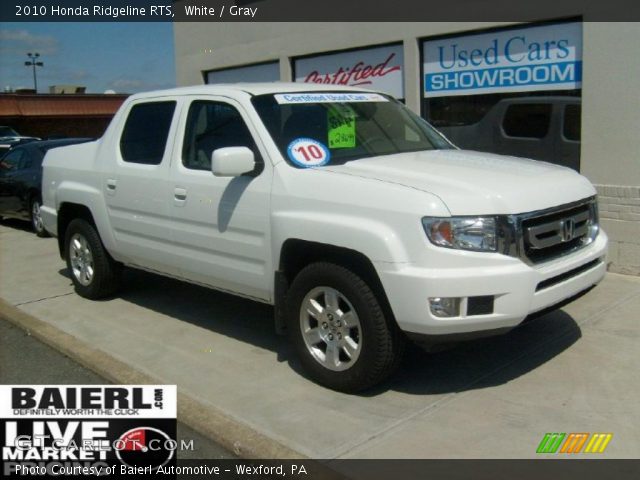 2010 Honda Ridgeline RTS in White