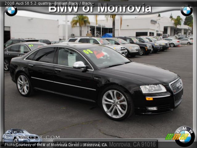 2008 Audi S8 5.2 quattro in Brilliant Black