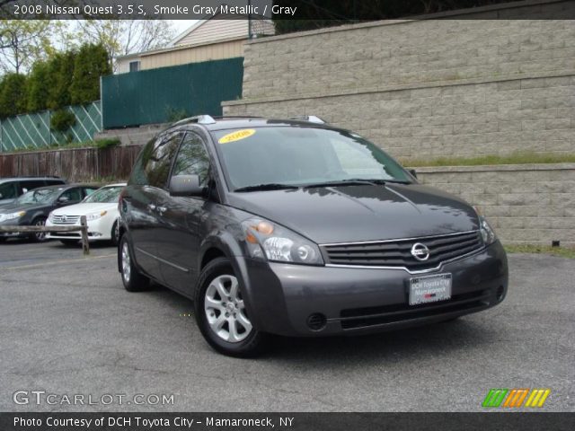 2008 Nissan Quest 3.5 S in Smoke Gray Metallic