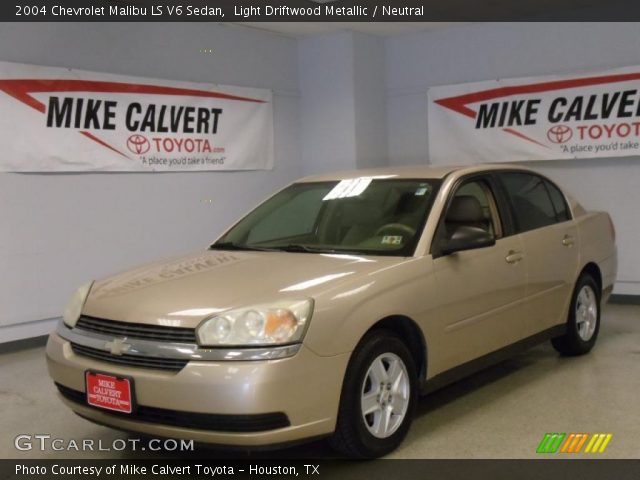 2004 Chevrolet Malibu LS V6 Sedan in Light Driftwood Metallic