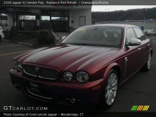 2008 Jaguar XJ Vanden Plas in Radiance Red Metallic