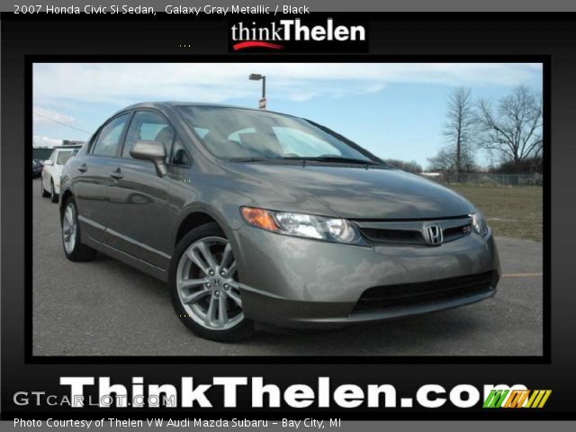 2007 Honda Civic Si Sedan in Galaxy Gray Metallic