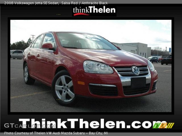 2008 Volkswagen Jetta SE Sedan in Salsa Red