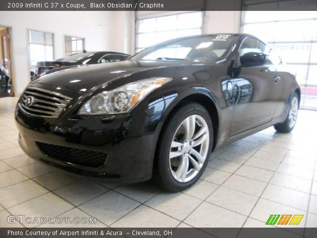 2009 Infiniti G 37 x Coupe in Black Obsidian