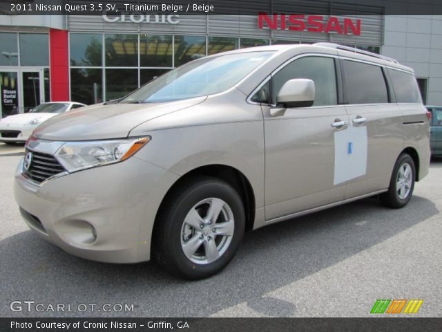 2011 Nissan Quest 3.5 SV in Titanium Beige